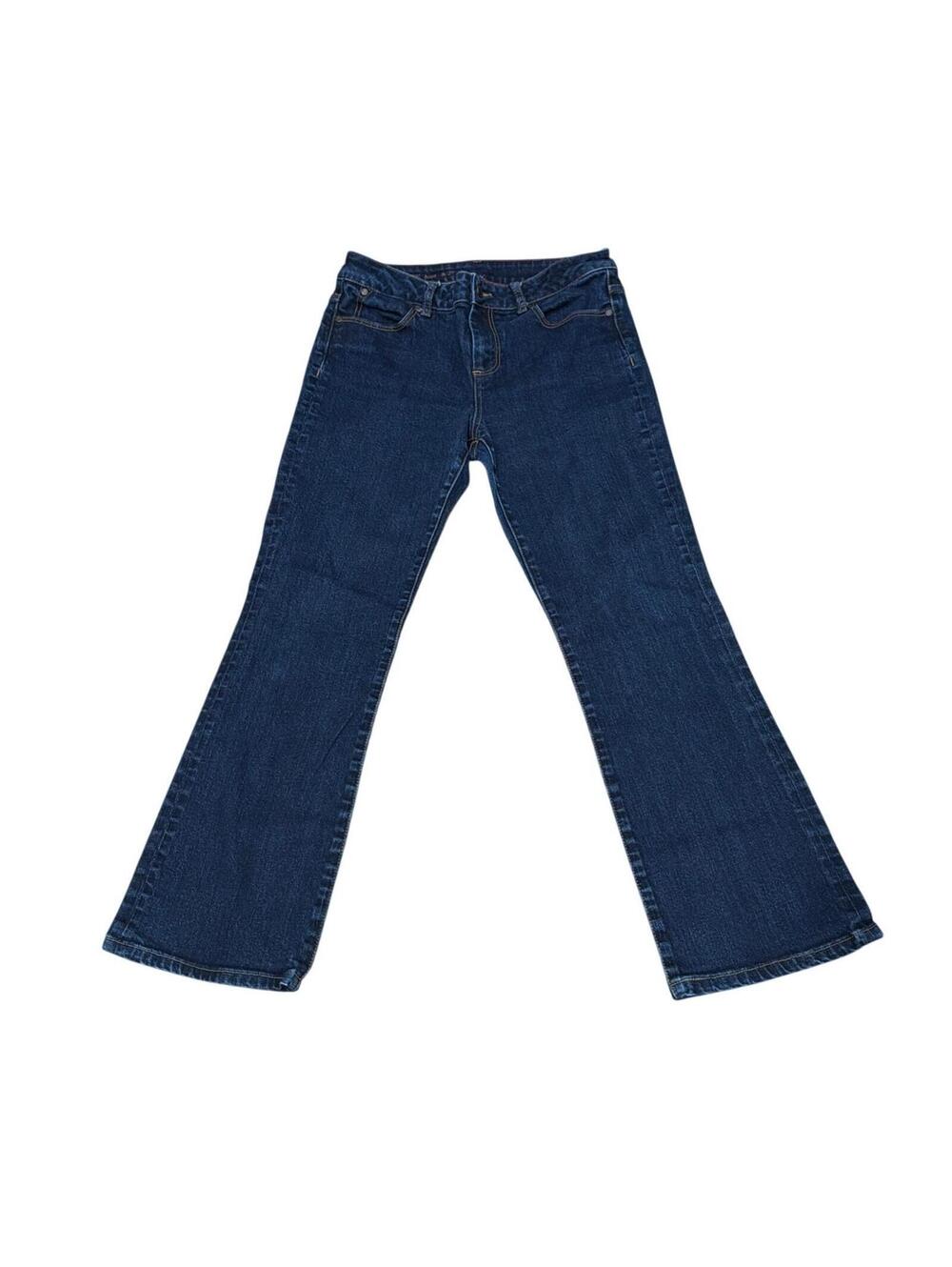 Talbots Signature Bootcut Denim Jeans Womens 8 / 29 dark Blue